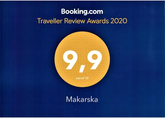 Makarska, Panoramic Sea & Mountains View, Cucek 公寓 *