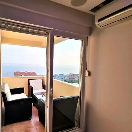 Makarska, Panoramic Sea & Mountains View, Cucek Apartmán *